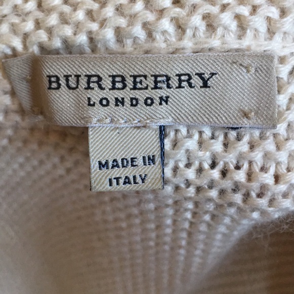 Vintage Burberry Alpaca Double Breasted Cardigan - Picture 7 of 8